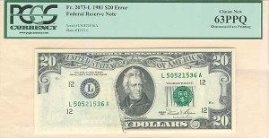 Paper Money Error